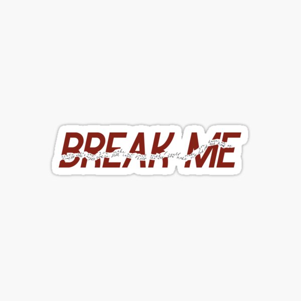 Item preview, Break Me (red) designed and sold by spookyhobbit.