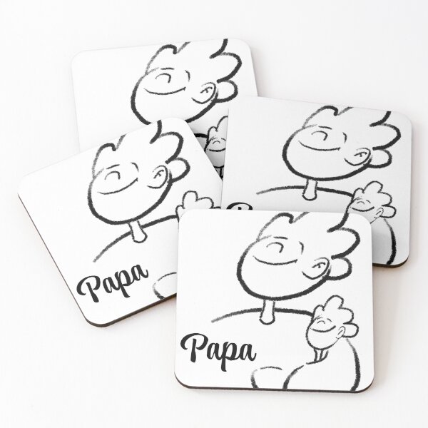 Item preview, Father and son illustration designed and sold by U-WESTDESIGN.