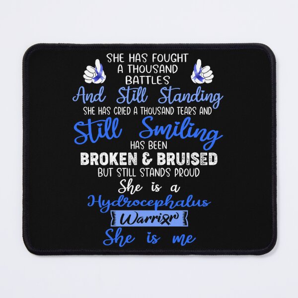 Item preview, Hydrocephalus Warrior SHE IS ME - Support Hydrocephalus Fighter Gifts designed and sold by Berriosly.