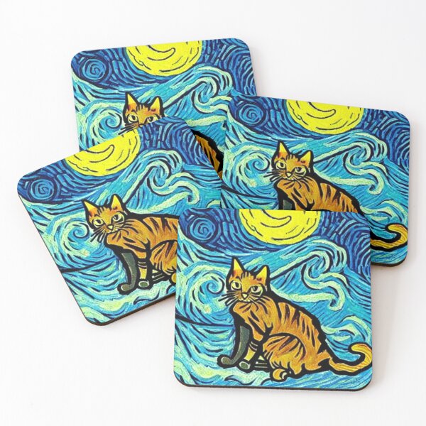 Item preview, Cat Van Gogh Style #9 designed and sold by cardia1991.