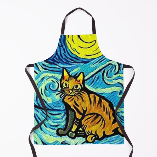 Item preview, Cat Van Gogh Style #9 designed and sold by cardia1991.