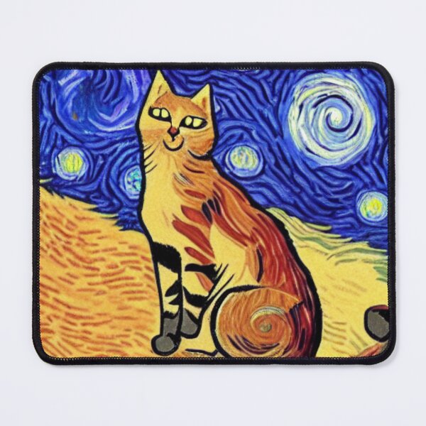 Item preview, Cat Van Gogh Style #10 designed and sold by cardia1991.