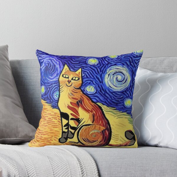 Item preview,  Cat Van Gogh Style #10 designed and sold by cardia1991.