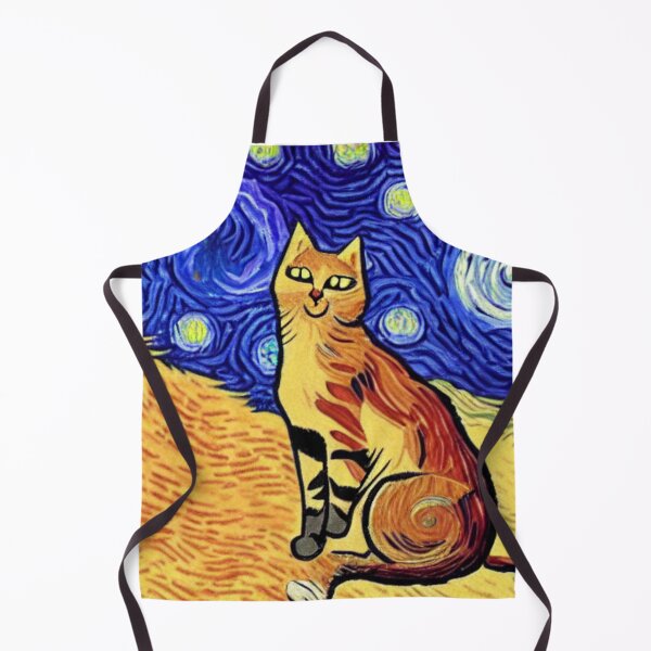 Item preview, Cat Van Gogh Style #10 designed and sold by cardia1991.