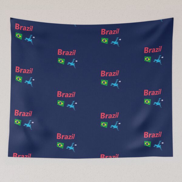 Item preview, Brazil  Soccer abstract design  designed and sold by lobodelnoir.