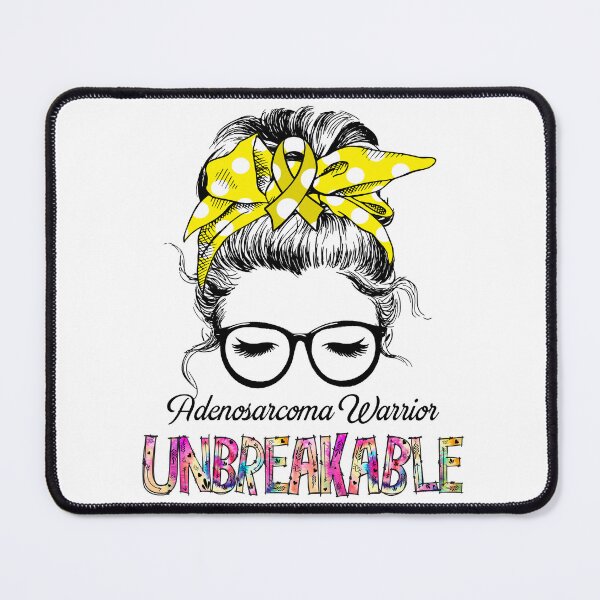 Item preview, Adenosarcoma Warrior - UNBREAKABLE - Adenosarcoma Ribbon designed and sold by Tifrop.
