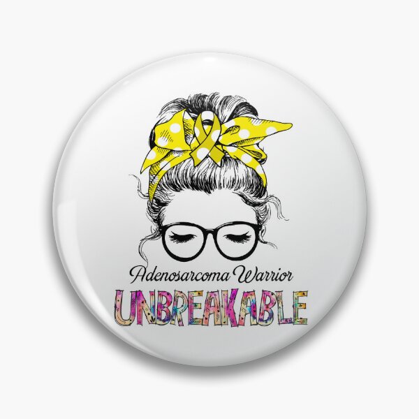 Item preview, Adenosarcoma Warrior - UNBREAKABLE - Adenosarcoma Ribbon designed and sold by Tifrop.