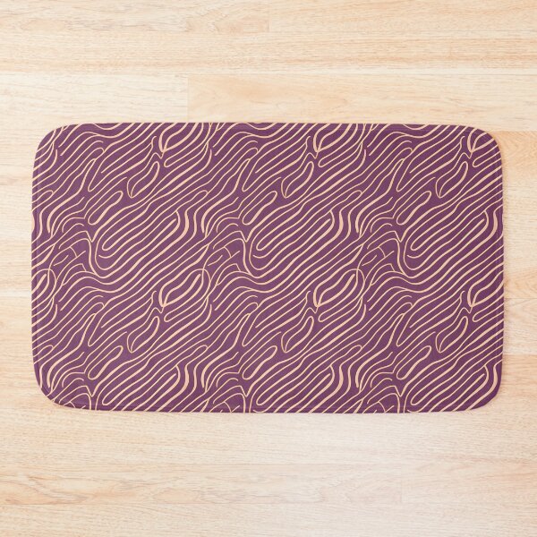 Item preview, "Purple and Gold Wavy Dreams" Pattern Design  designed and sold by Litheon.