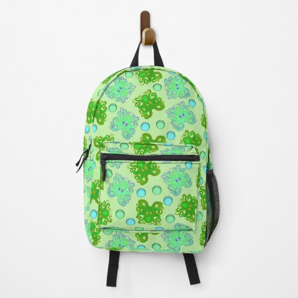 Item preview, Colorful Green and Blue Octopus Repeat Pattern designed and sold by LaRoach Digital Arts.
