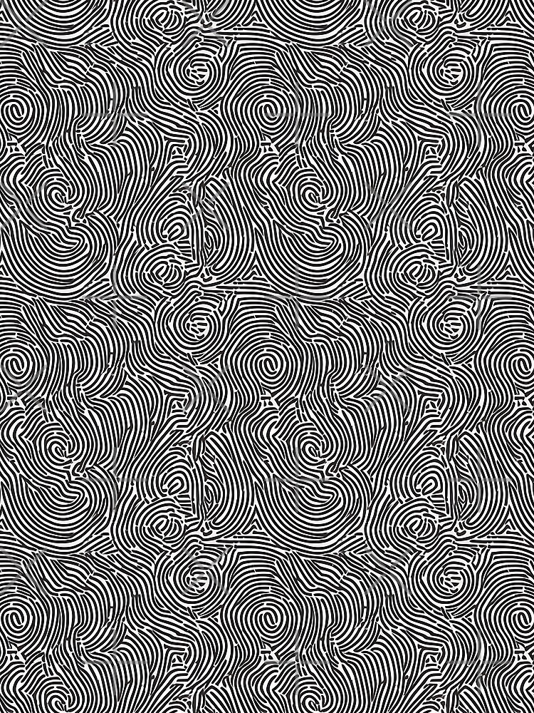 Thumbnail 3 of 3, Scarf, "Swirling Stars" Pattern Design  designed and sold by Litheon.