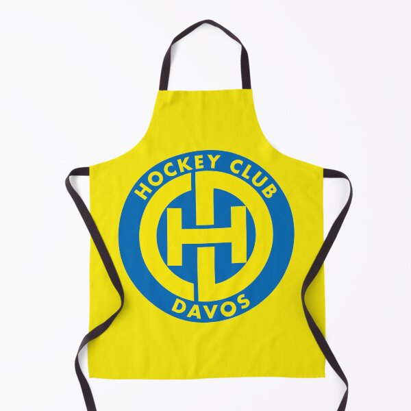 Item preview, HC Davos Switzerland Ice Hockey Logo on Yellow Background designed and sold by thebirdbrand.