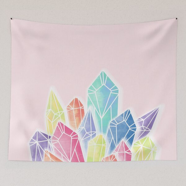 Item preview, Crystals Pink designed and sold by Printables Passions.