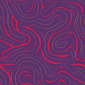 Artwork thumbnail, "Vibrant Wave" Pattern Design by Litheon