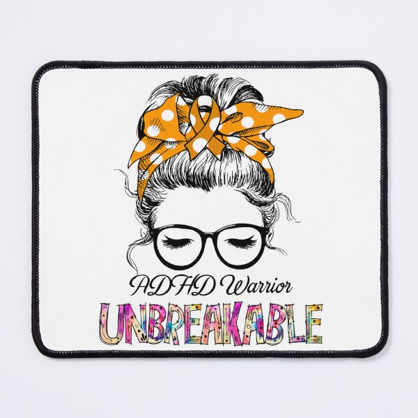 Item preview, ADHD Warrior - UNBREAKABLE - ADHD Ribbon designed and sold by Tifrop.