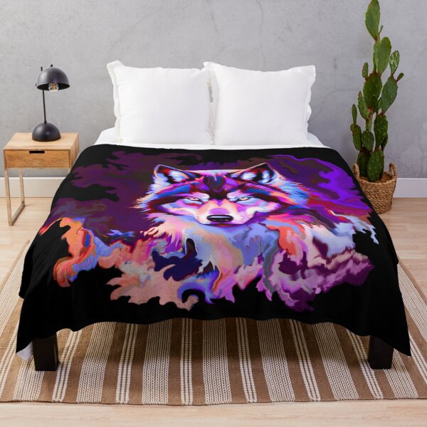 Item preview, Mystic Wolf Purple designed and sold by BuyByButterfly.