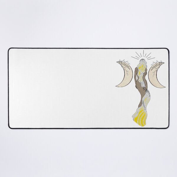 Item preview, Triple Moon Goddess - A spiritual illustration designed and sold by Annalee Beer.