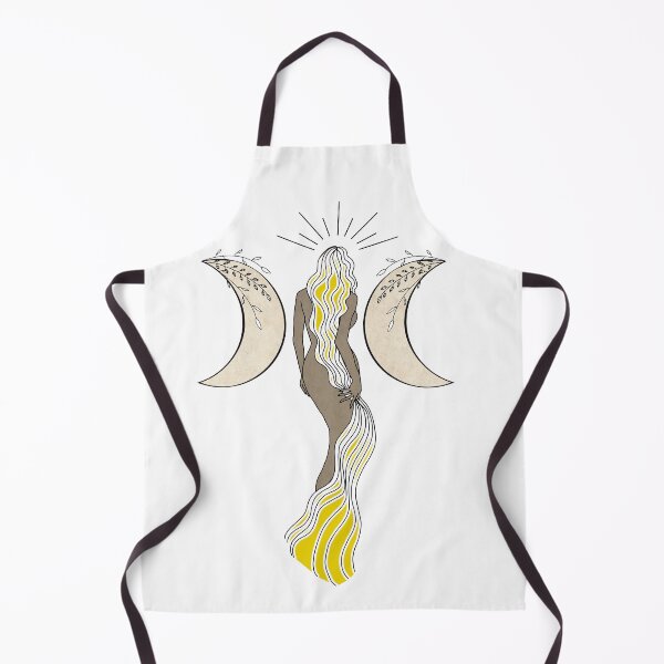 Item preview, Triple Moon Goddess - A spiritual illustration designed and sold by Annalee Beer.
