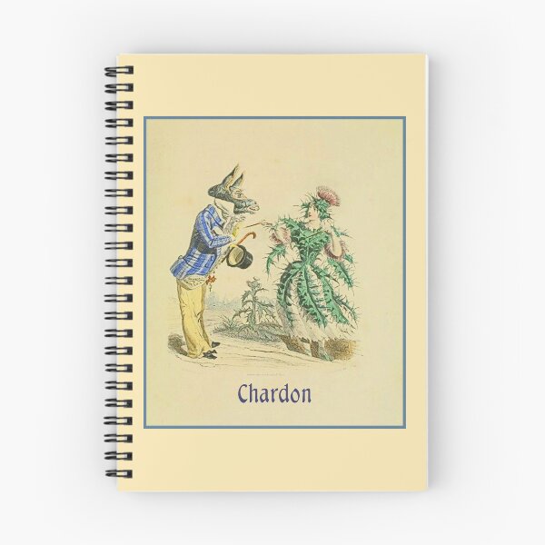 Item preview, Chardon Thistle with Donkey adapted from original by Parisian cartoonist J.J Grandville from his work Les Fleurs Animées (The Flowers Personified.)  designed and sold by Wabojeg.