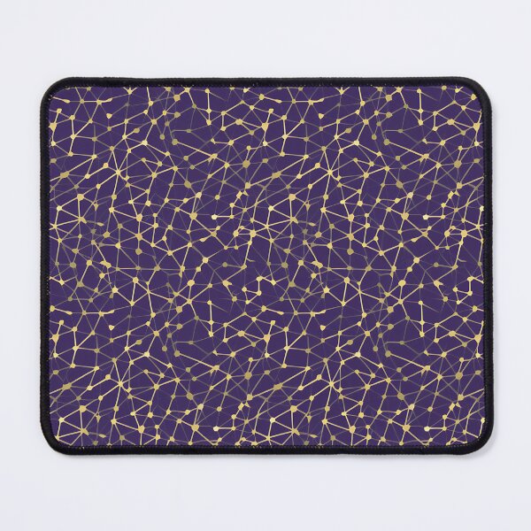Item preview, "Gold Network on Purple" Pattern Design designed and sold by Litheon.