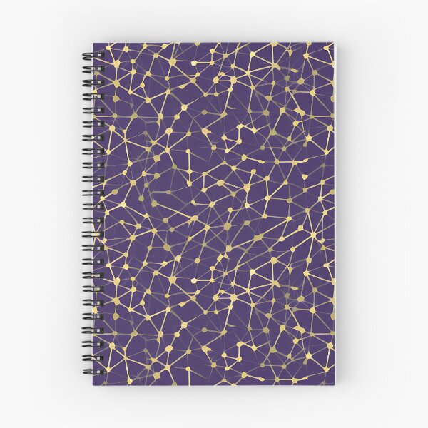 Item preview, "Gold Network on Purple" Pattern Design  designed and sold by Litheon.