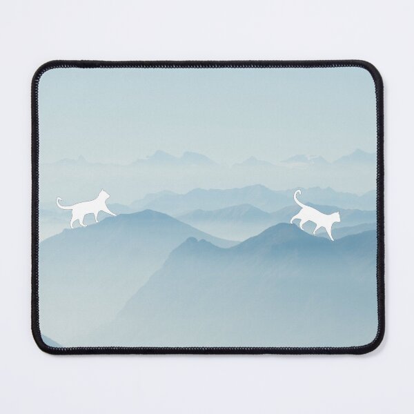 Item preview, Cats walking on mountains designed and sold by semioddfinds.