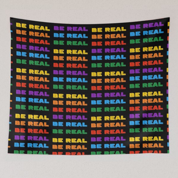 Item preview, Be real. rainbow, pride designed and sold by efenem.