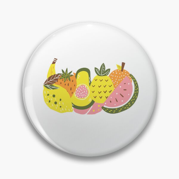 Item preview, fun cute fruits pineapple watermelon papaya designed and sold by semioddfinds.