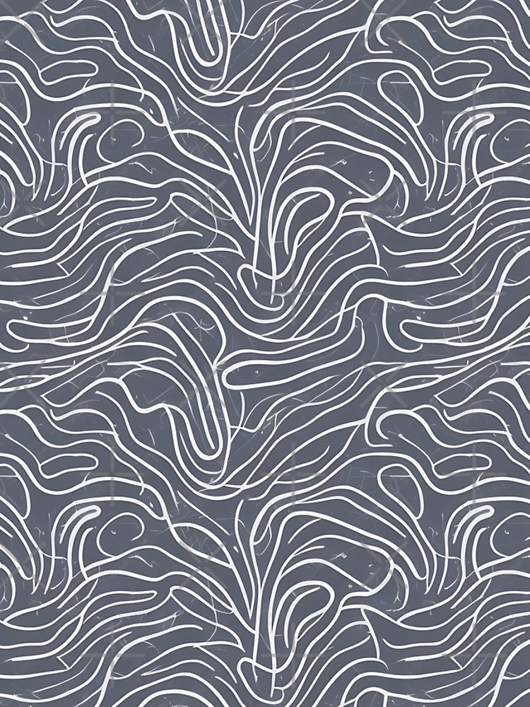 Thumbnail 4 of 4, iPhone Case, "Abstract Waves" Pattern Design designed and sold by Litheon.