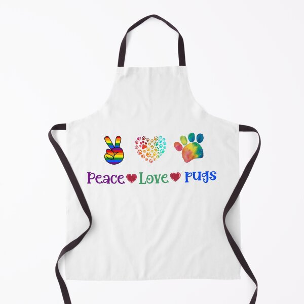 Item preview, Peace Love and canines  Peace love and pugs. Peace Love and poochs designed and sold by Doggymadness.
