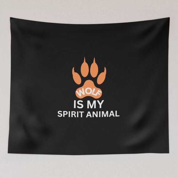 Item preview, Copy of Wolf is my spirit animal designed and sold by NikkosDesigns.