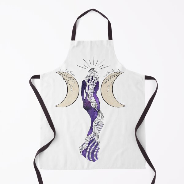 Item preview, Triple Moon Goddess - A spiritual illustration designed and sold by Annalee Beer.