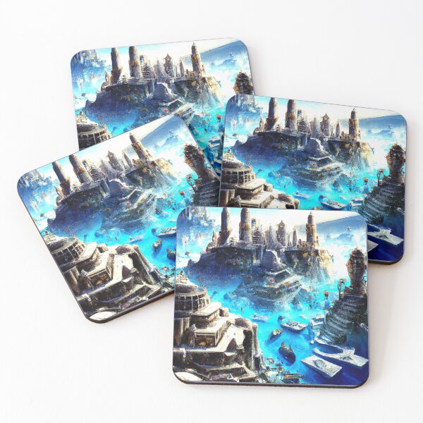 Item preview, The Island of Atlas  designed and sold by AetherFoinix.