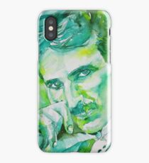 NIKOLA TESLA - watercolor portrait.8 iPhone Case