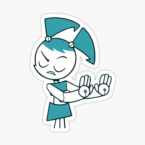 teenage robot Sticker for Sale by GreasyGerbil