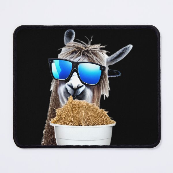 Item preview, Llama sunglass cool hay fever eating-- 3D  designed and sold by glitchman2.