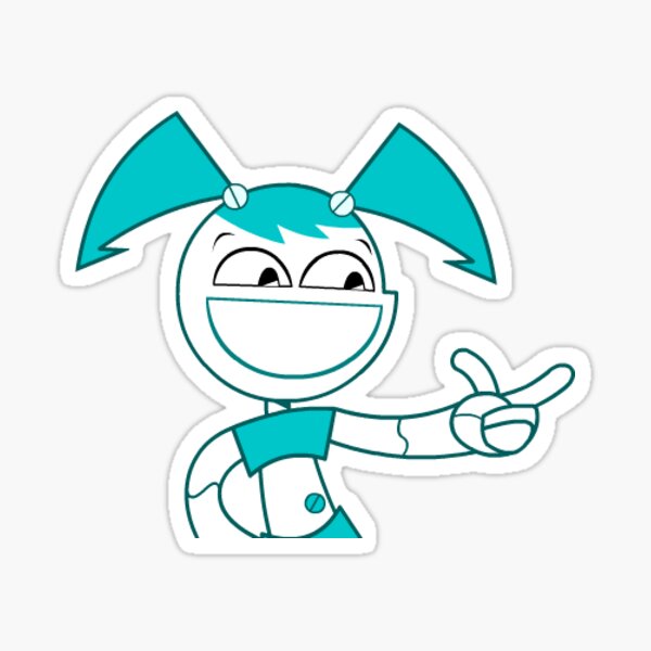 teenage robot Sticker for Sale by GreasyGerbil