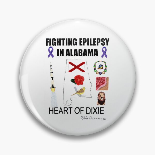 Item preview, FIGHTING EPILEPSY IN ALABAMA designed and sold by The-ESP-Shirts.