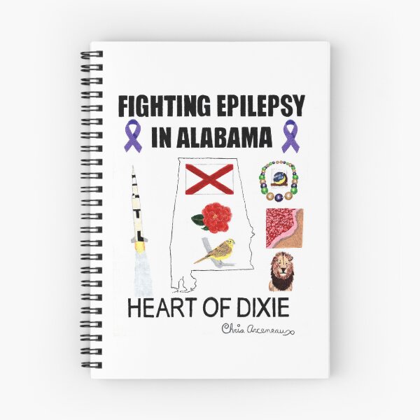 Item preview, FIGHTING EPILEPSY IN ALABAMA designed and sold by The-ESP-Shirts.