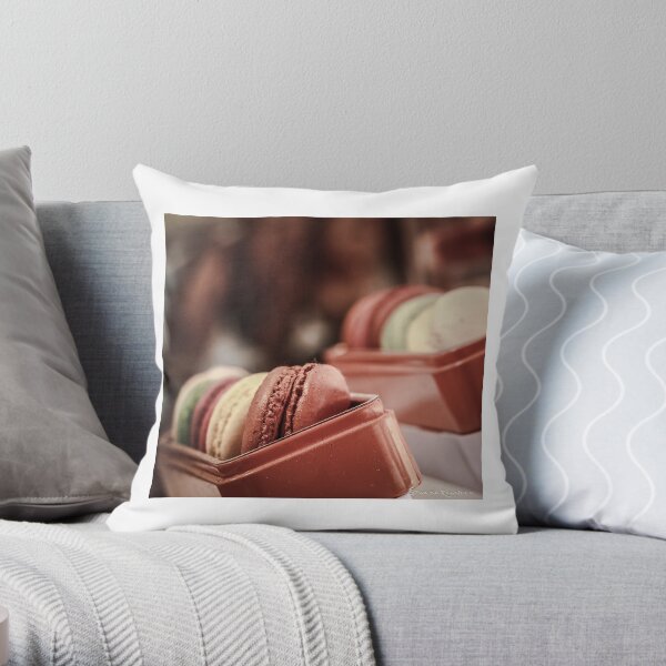 Macaroons Throw Pillow