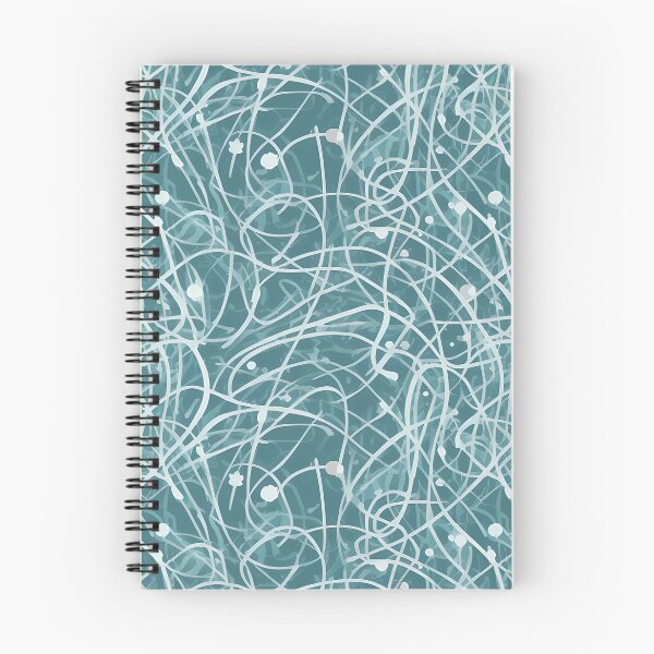 Item preview, "Blue Lines and Circles Sticker" Pattern Design  designed and sold by Litheon.