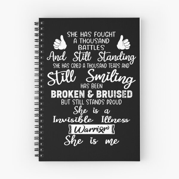 Item preview, Invisible Illness Warrior SHE IS ME - Support Invisible Illness Fighter Gifts designed and sold by Berriosly.
