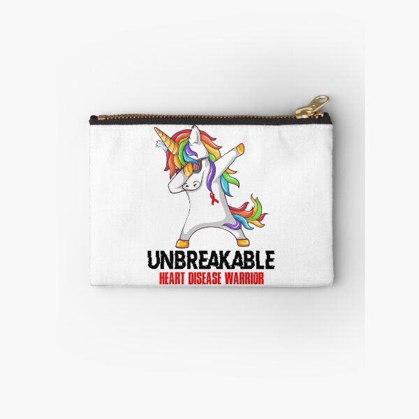 Item preview, Heart Disease Awareness - Unicorn Heart Disease Warrior Ribbon UNBREAKABLE designed and sold by Fernandezf.