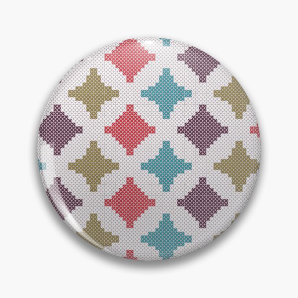 Item preview, Mid-century modern cross stitch designed and sold by pakanta.