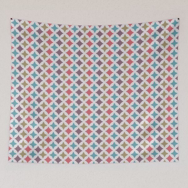 Item preview, Mid-century modern cross stitch designed and sold by pakanta.