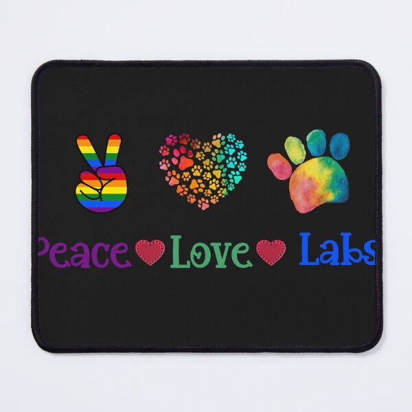 Item preview, Peace Love and Labs designed and sold by Doggymadness.