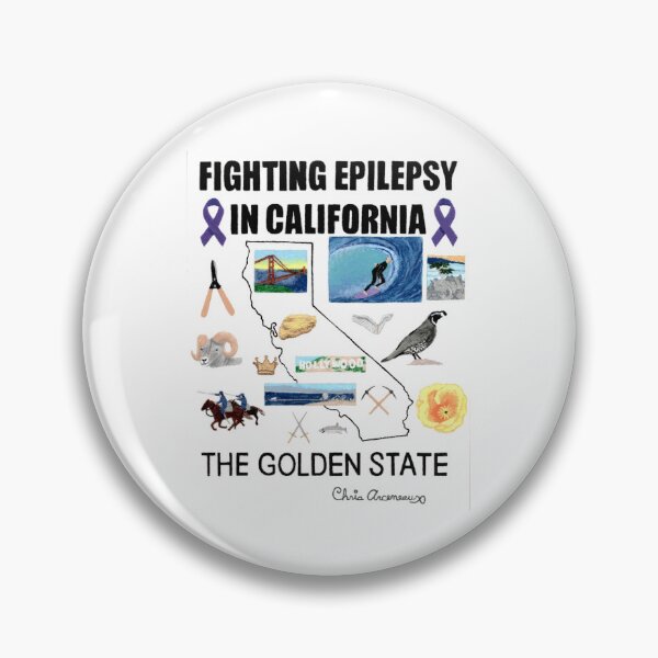 Item preview, FIGHTING EPILEPSY IN CALIFORNIA designed and sold by The-ESP-Shirts.