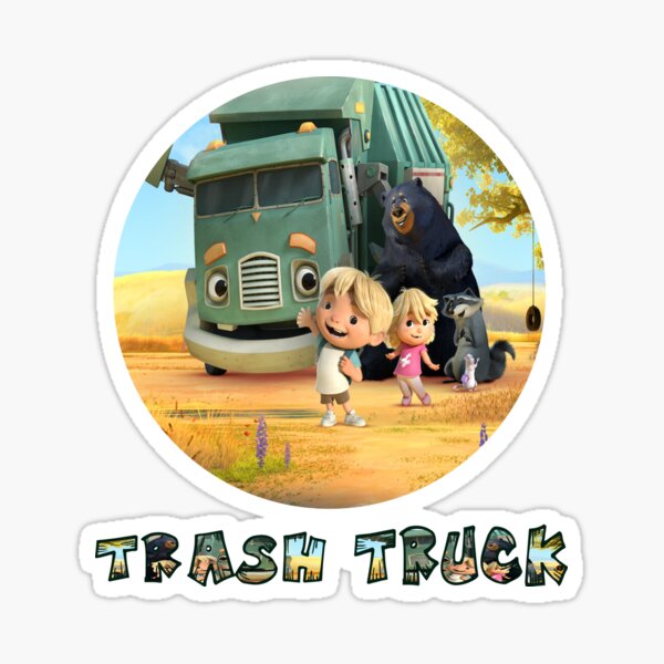 Trash Truck Sticker