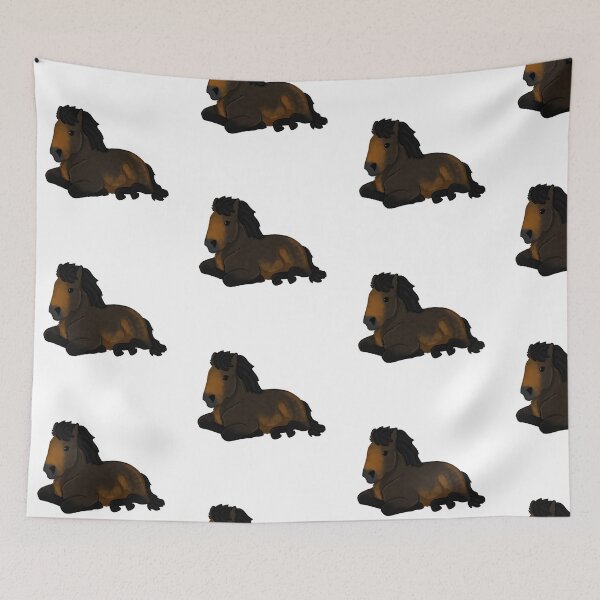 Item preview, Shetland pony lying down designed and sold by Art By Drina.