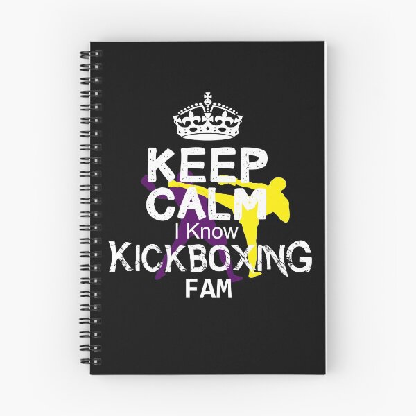 Item preview, Keep Calm I Know kickboxing Fam designed and sold by MartialArtsNerd.