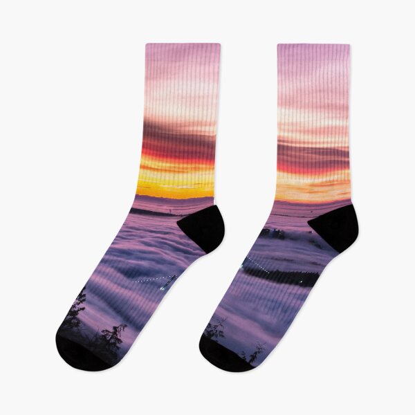 Item preview, Sunset over a Foggy City designed and sold by Taceo10.